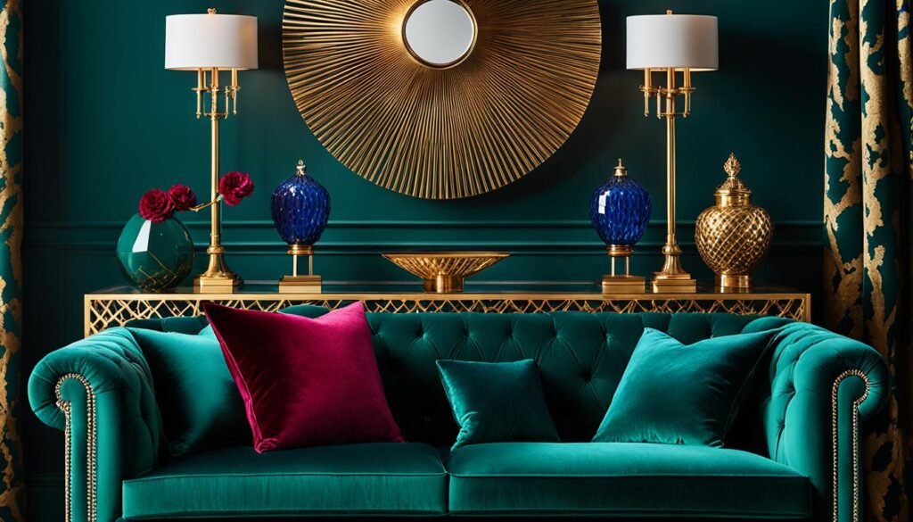 jewel tones interior design trend