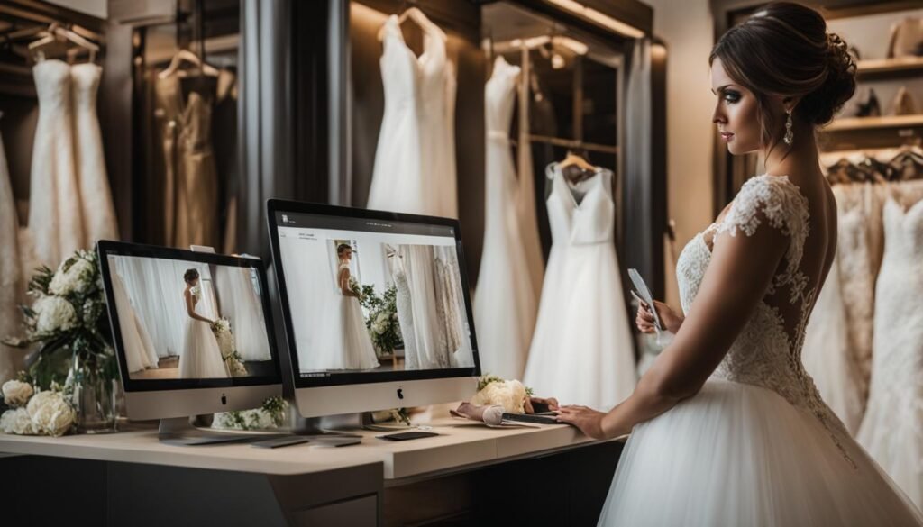 Addressing concerns about online wedding dress shopping