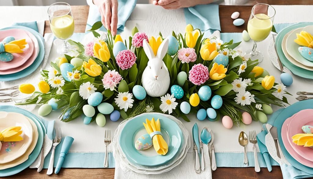 Easter table decor