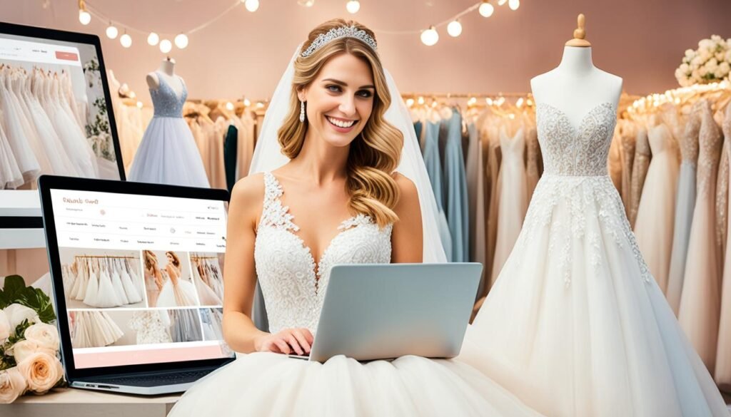 tips for purchasing wedding dress online