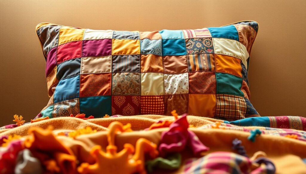 patchwork pillowcase design